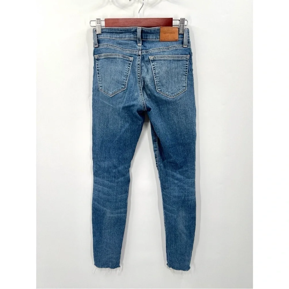 LUCKY BRAND Woman's Medium Wash Ava Super Skinny Jeans Size 0